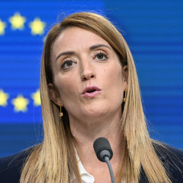 Šefica EU parlamenta Roberta Metsola 