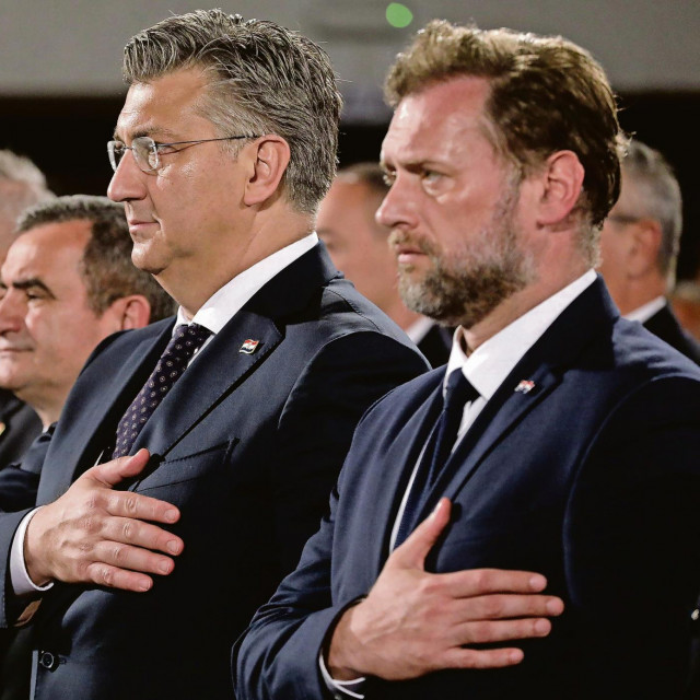 Andrej Plenković i Mario Banožić