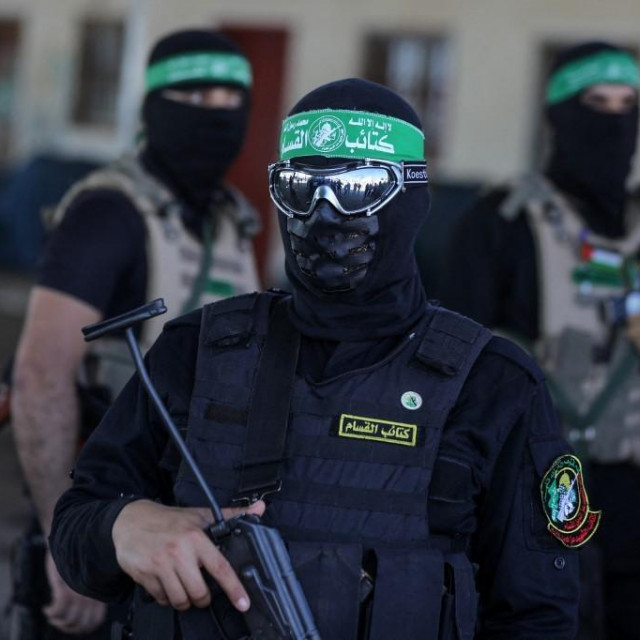Borci brigade Al-Qassam, oružanog krila Hamasa