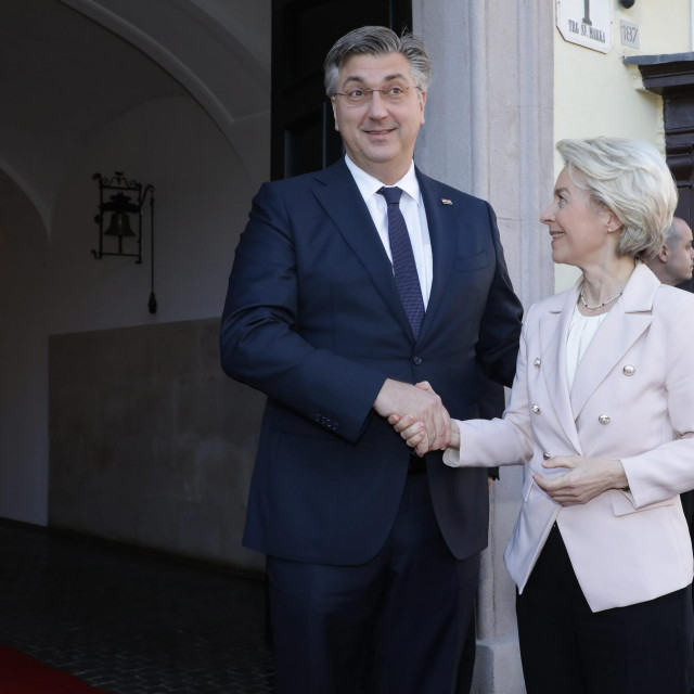 Andrej Plenković i Ursula von der Leyen