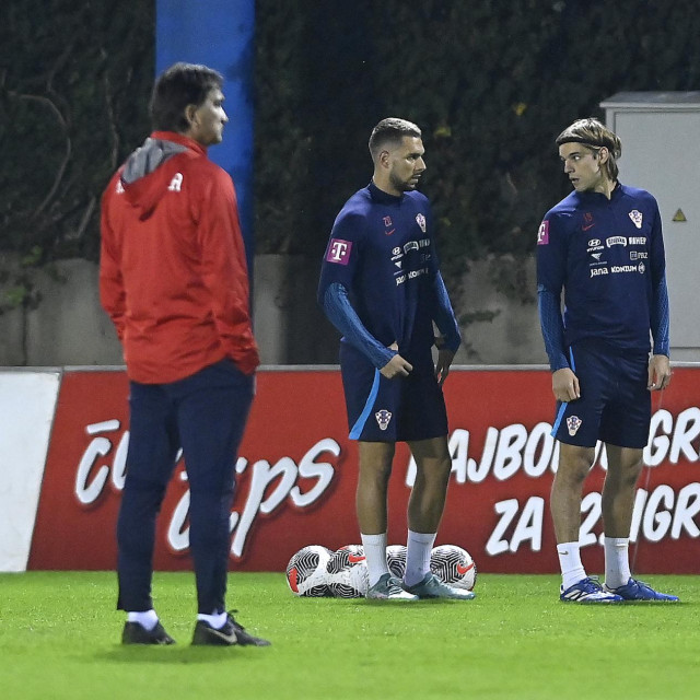 Zlatko Dalić, Marko Pjaca, Borna Sosa, Andrej Kramarić