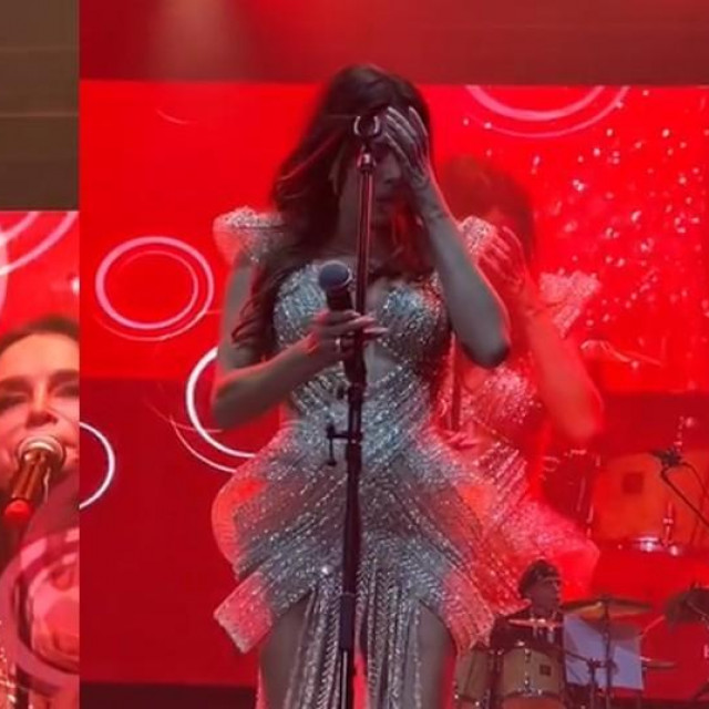 Severina se rasplakala na koncertu