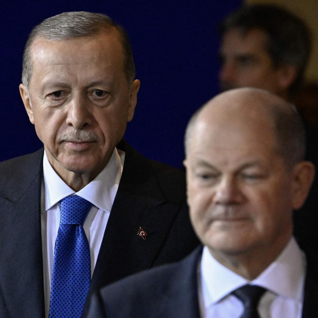 Recep Tayyip Erdogan i Olaf Scholz