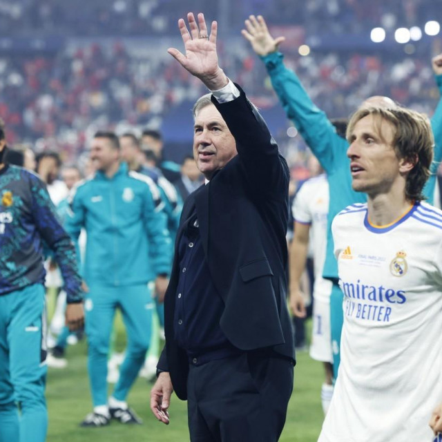 Carlo Ancelotti i Luka Modrić