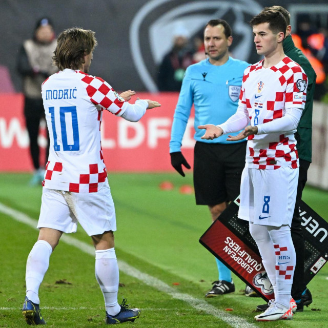 Luka Modrić i Martin Baturina