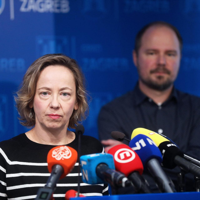 Zamjenica gradonačelnika Danijela Dolenec i zamjenik gradonačelnika Luka Korlaet
 