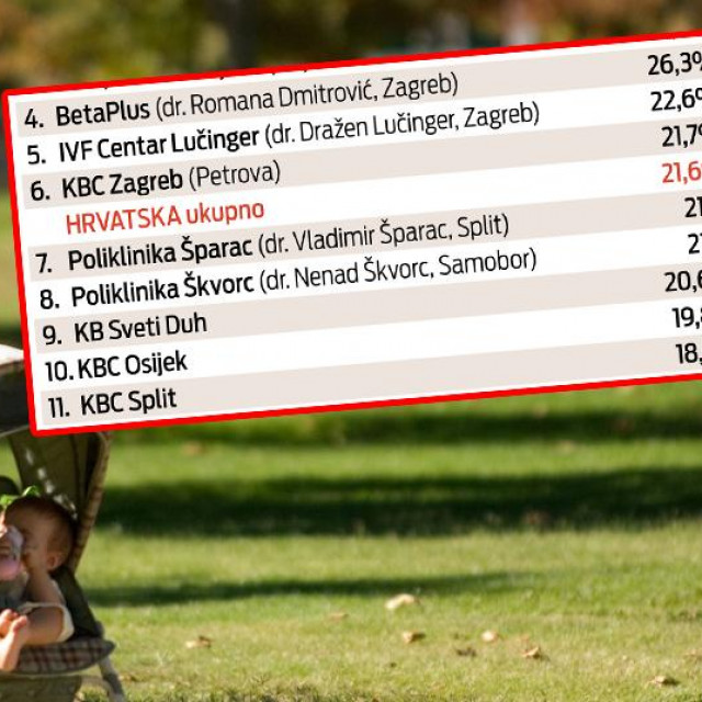 Svaki 6. par u Hrvatskoj bori se s neplodnošću, roditeljstvo se odgađa i nakon 40. godine