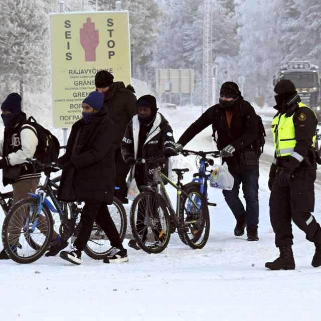 Migranti na finsko-ruskoj granici
