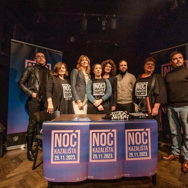 Press konferencija na kojoj je predstavljen program ‘Noći kazališta‘