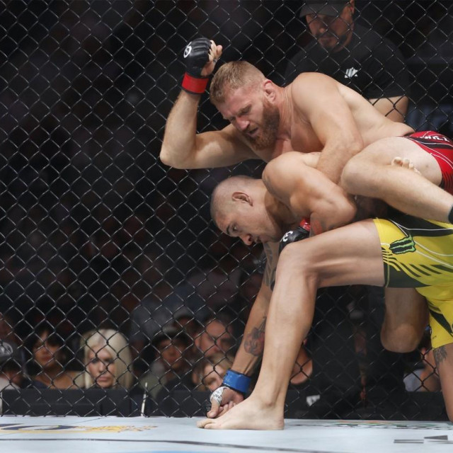Jan Blachowicz (gornji) i Alex Pereira (donji)