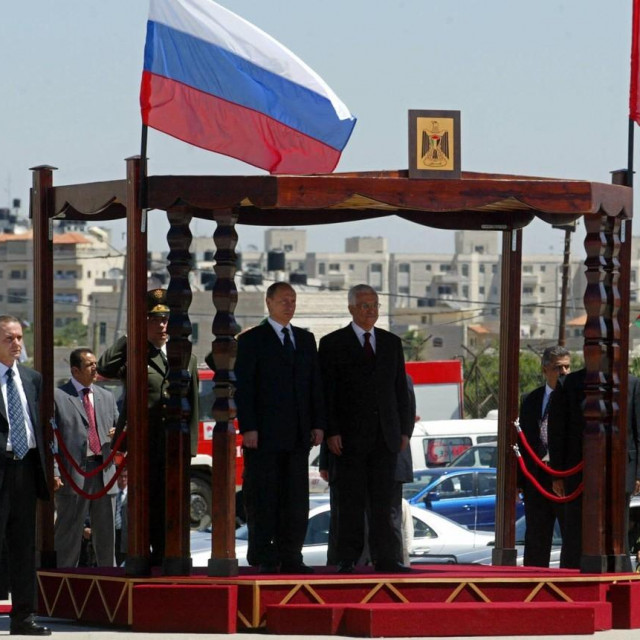 Vladimir Putin i Mahmud Abas snimljeni 2005. 