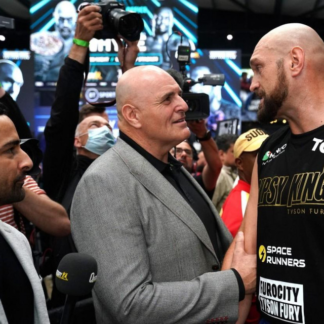 John Fury (lijevo) i Tyson Fury (desno)