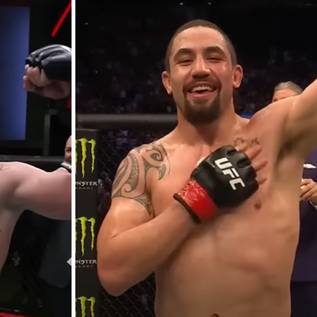 Brendan Allen (lijevo) i Robert Whittaker (desno)