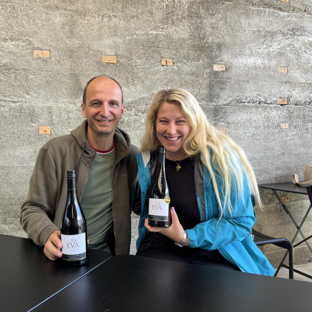 Saša Špiranec i Eva Pemper, novozelandska vinarka hrvatskog podrijetla