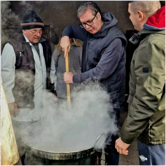Aleksandar Vučić u mjestu Šupljak