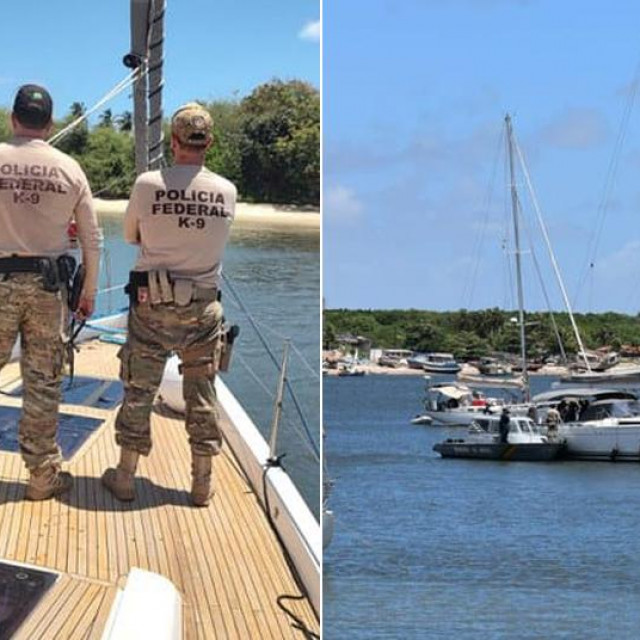 Brazilska policija na jahti