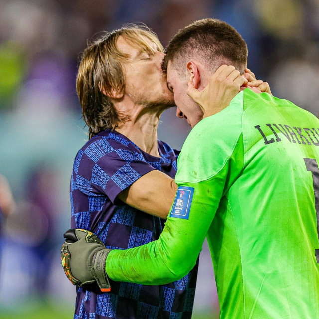 Luka Modrić i Dominik Livaković
