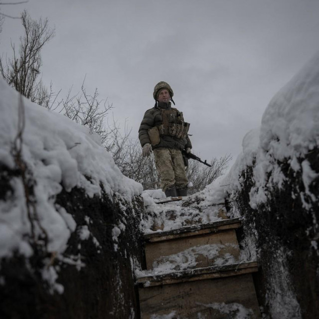 Ukrajinski vojnik kod Kupjanska