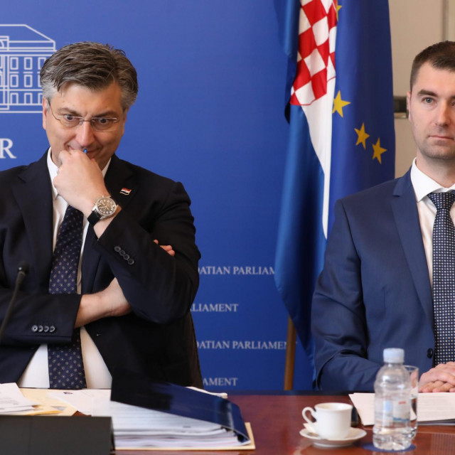 Andrej Plenković i Davor Filipović