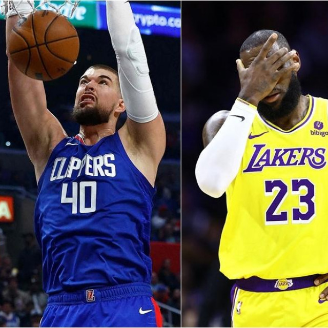 Ivica Zubac i LeBron James