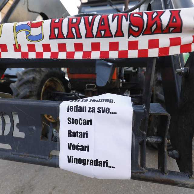 Scena s jednog od prosvjeda slavoskih svinjogojaca