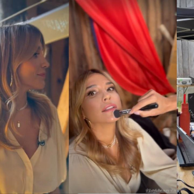 Marijana Batinić na setu ”Života na vagi”