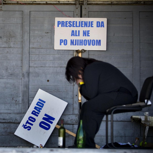 Jedan od prosvjeda radnika Dalmacijavina