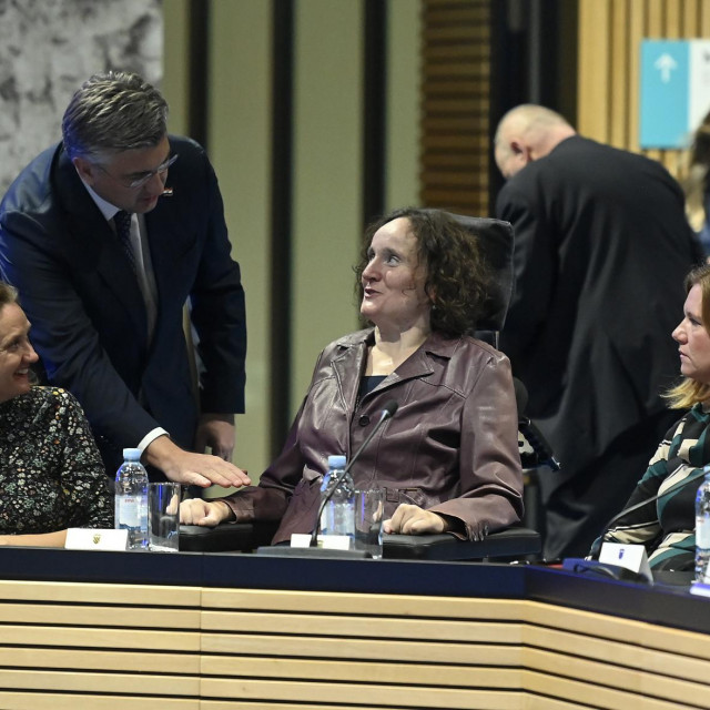 Andrej Plenković i Ana Slonjšak