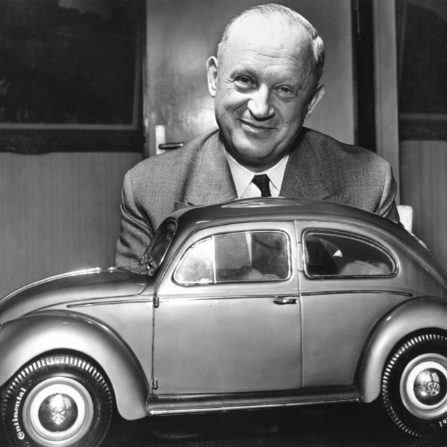Heinrich Nordhoff 1962. u pogonu VW-a