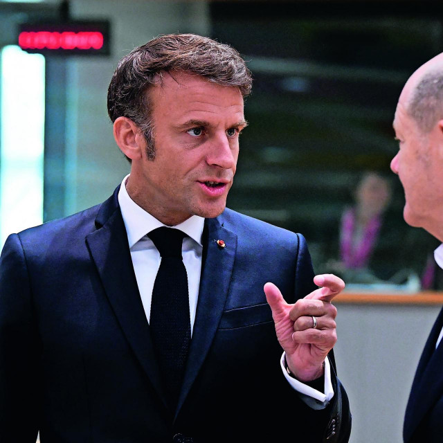 Emmanuel Macron i Olaf Scholz