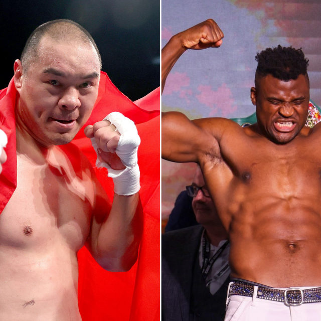 Zhieli Zhang i Francis Ngannou