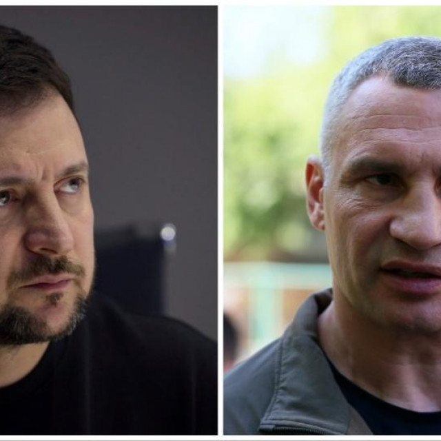 Volodimir Zelenski i Vitalij Kličko