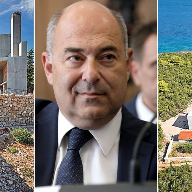 Vila u hvarskoj uvali koju je Frane Barbarić ilegalno izgradio; Frane Barbarić