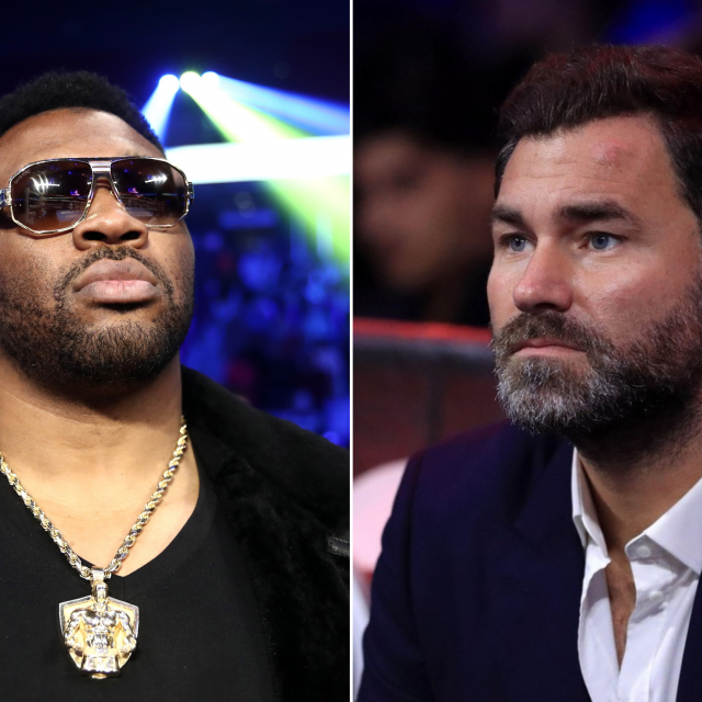 Jarrell Miller i Eddie Hearn