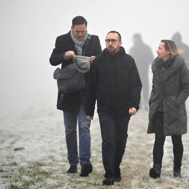 Tomislav Tomašević i Danijela Dolenec na Jakuševcu