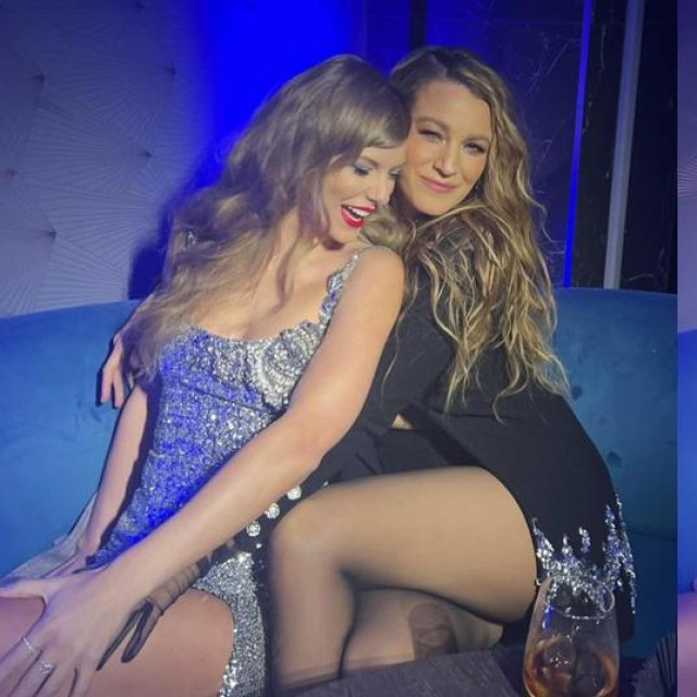 Taylor Swift i Blake Lively Travis Kelce i Ryan Reynolds