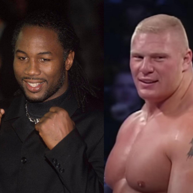 Lennox Lewis i Brock Lesnar