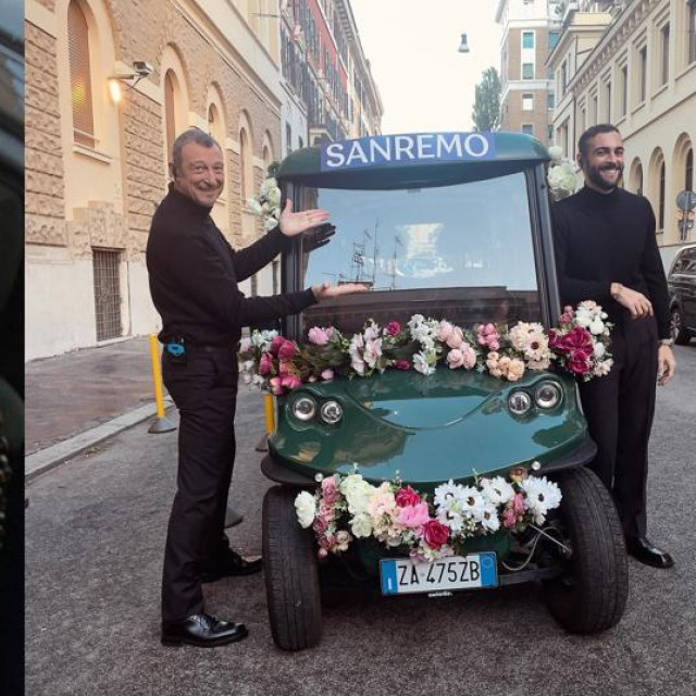 Russell Crowe i Marco Mengoni