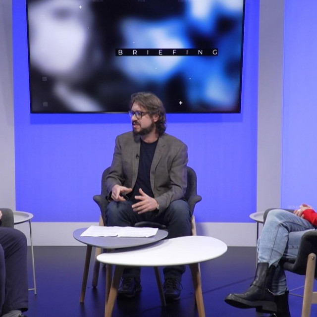 Zvonimir Dobrović i Arijana Lekić-Fridrih u ‘Briefingu‘