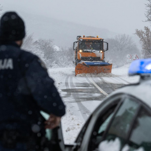 Zimski uvjeti (ilustracija)