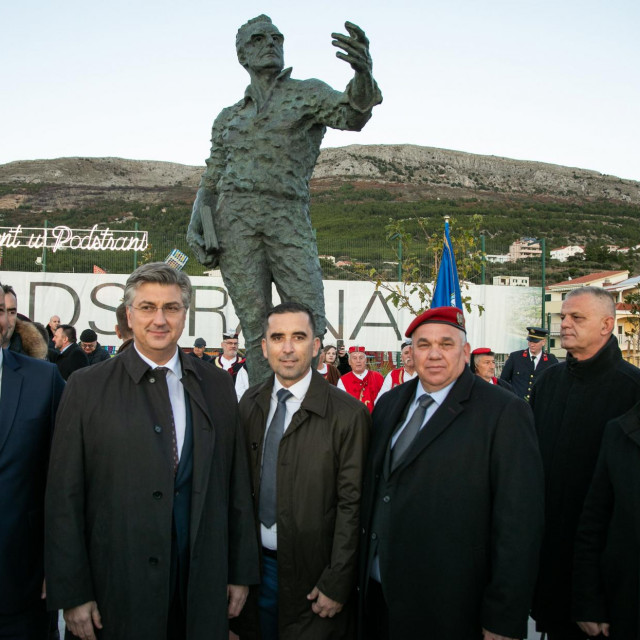 Mijo Dropuljić, Andrej Plenković i Tomo Medved