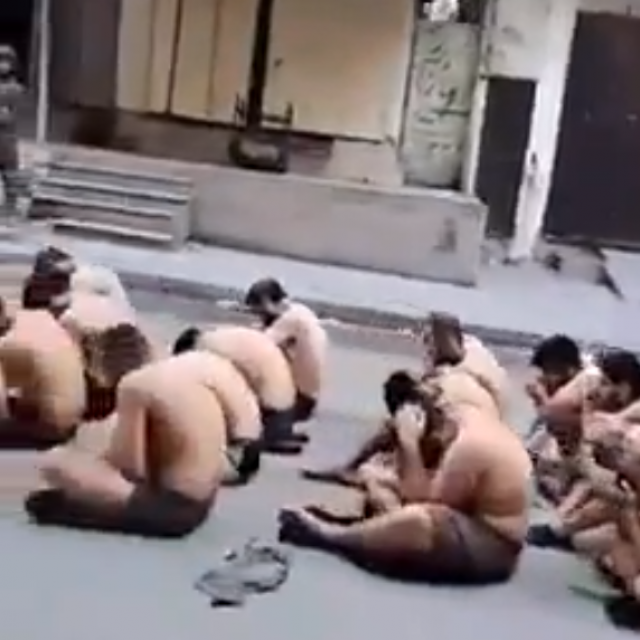 Privedeni Palestinci u Gazi