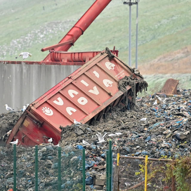 Odlagalište otpada Jakuševec dan nakon odrona smeća