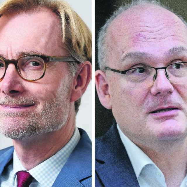 Ole Frijs-Madsen (lijevo) i Julije Domac (desno)