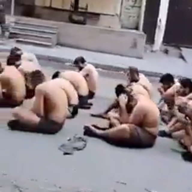 Privedeni Palestinci u Gazi