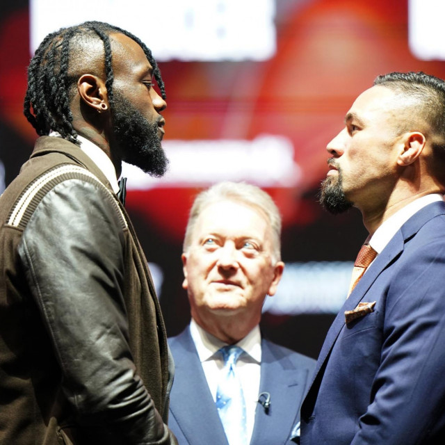 Deontay Wilder, Frank Warren i Joseph Parker 