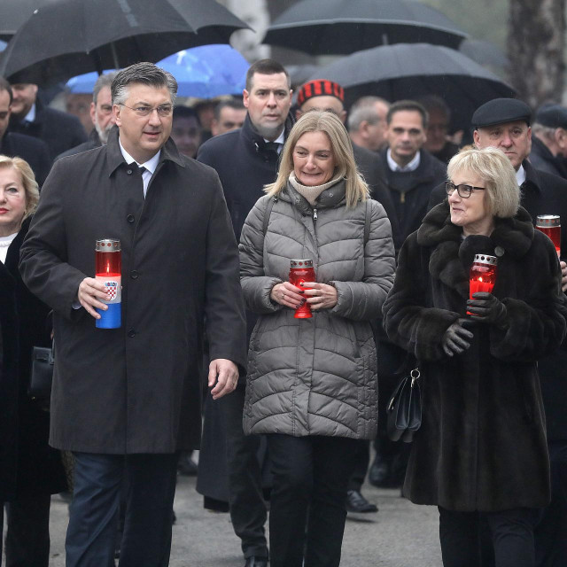 Tomo Medved, Andrej Plenković i Nevenka Tuđman