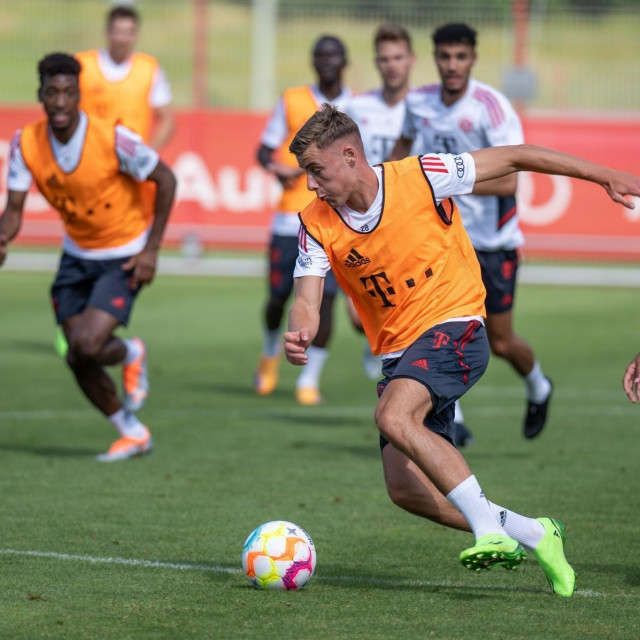 Gabriel Vidović na Bayernovom treningu 