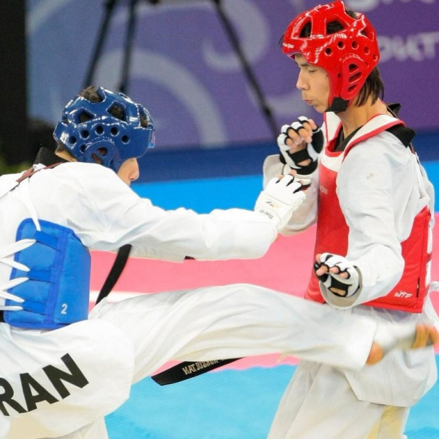 Taekwondo ilustracija