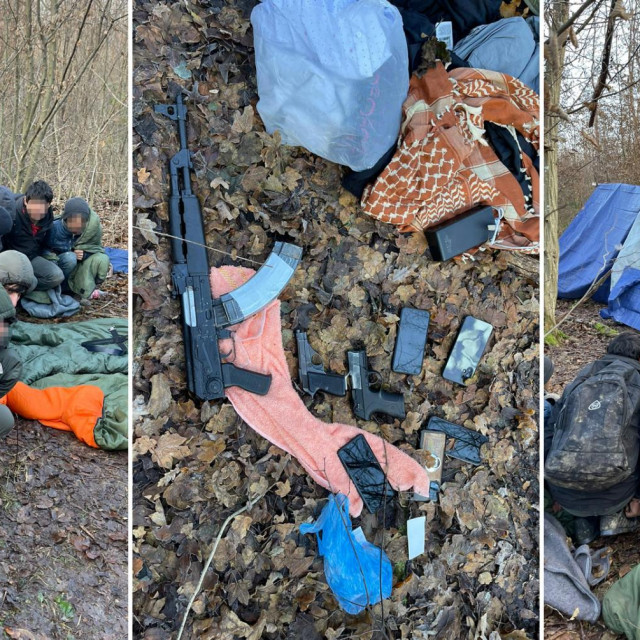 Migranti u ilegalnom kampu